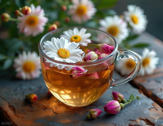 玫瑰VS菊花茶？二者结合功效翻倍，这些好处快码住！