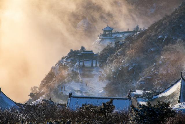 雪后泰山，仙境再现