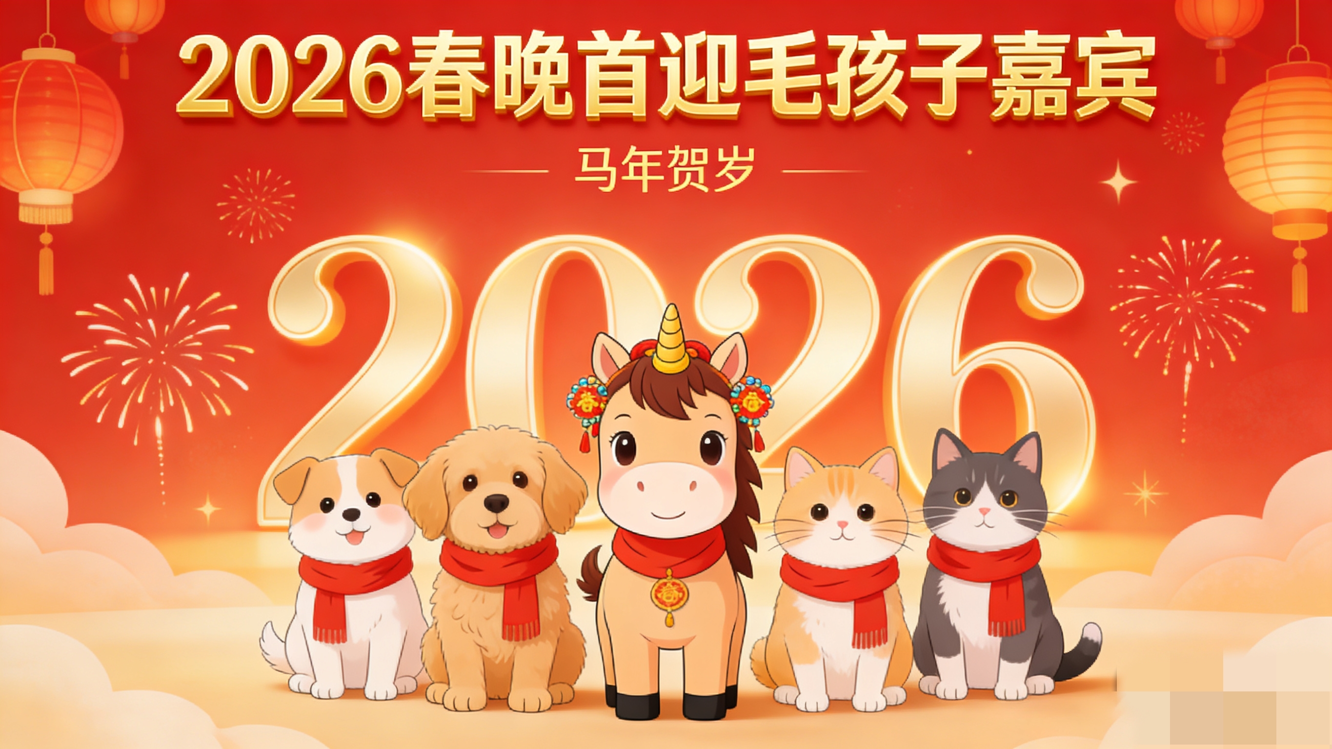 人宠相伴年味浓,2026春晚迎来首批毛孩子嘉宾