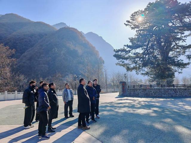 陕西美艺琴演艺有限公司董事长闫伟一行调研西安翠华山文旅项目