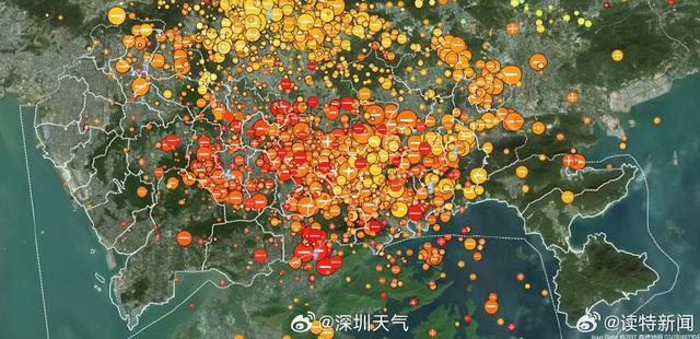 深圳凌晨闪电超1000次