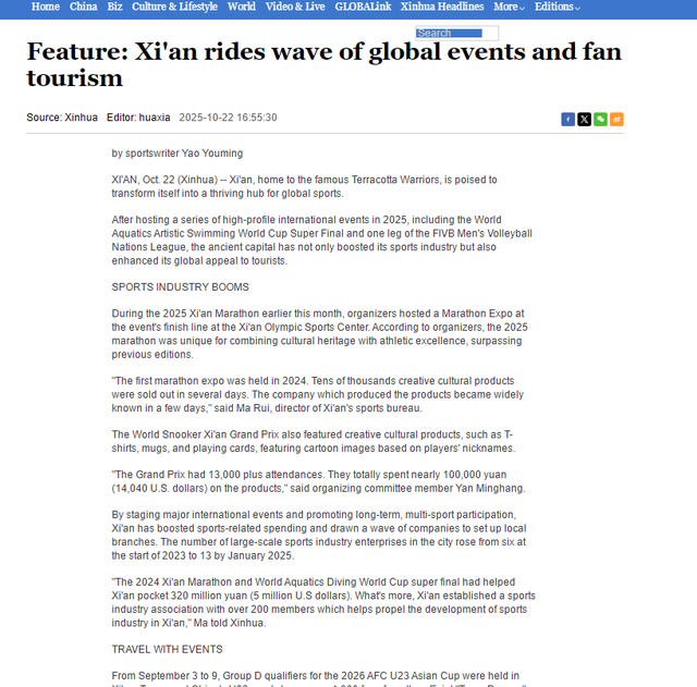 海外社交媒体上的“西安声音”（10.21-10.31）