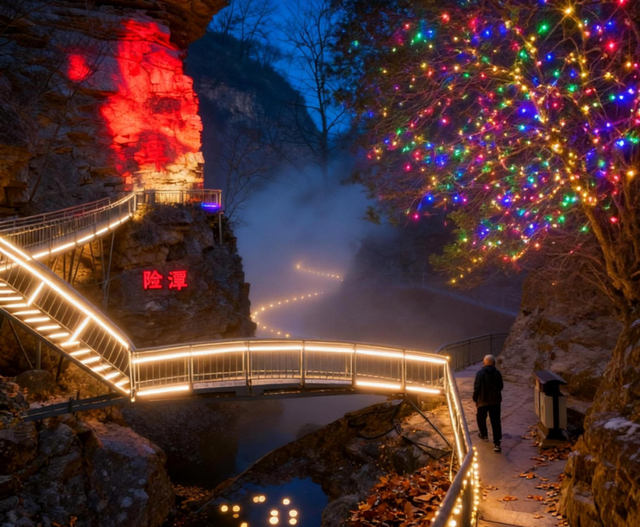 冰封玫瑰 + 冰瀑奇观的冬日浪漫，元旦冲平谷