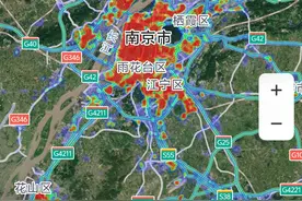 华东6省会夜间人流量分布，杭州崛起，合肥挑战南京图片