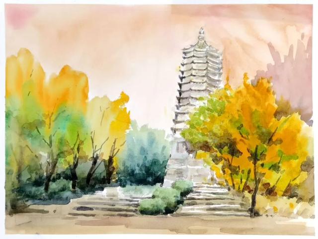 写生日记——251101 北京·玲珑公园