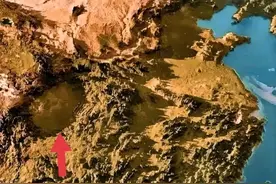 地图上的“天坑”—四川盆地图片