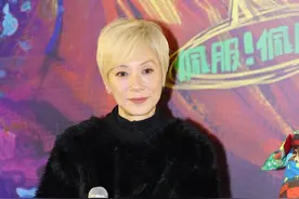 54岁张可颐亮相，显老了 岁月不饶人图片
