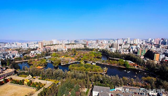 昆明蓝配翠湖银杏黄——藏着昆明最温柔的冬天