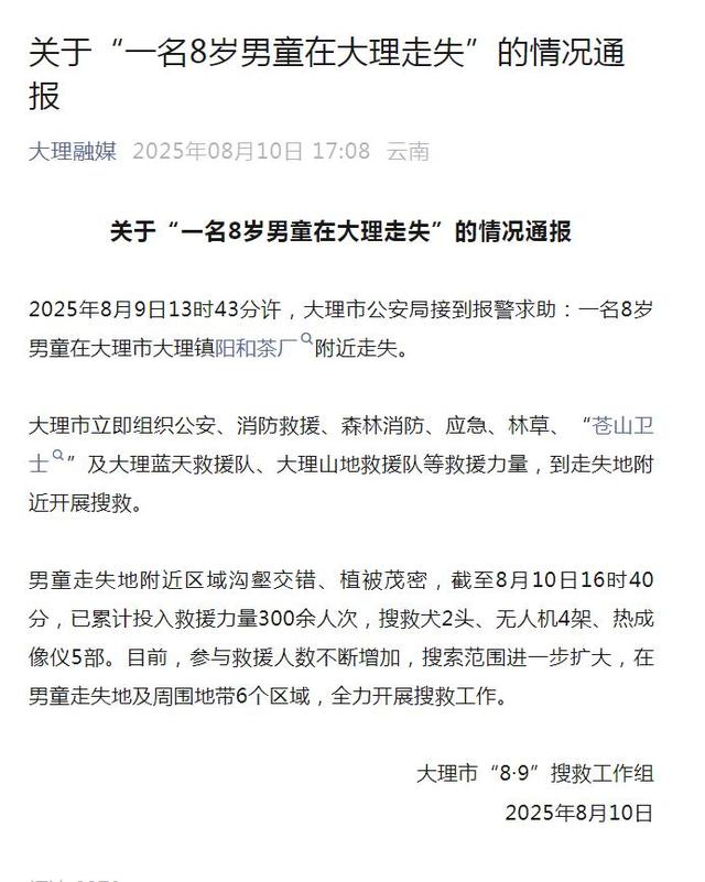 惋惜，8岁自闭症男孩已去世，疑似距离走失地直线距离仅2.5公里