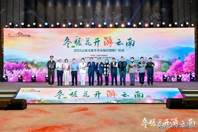 【知音湖北】“冬暖花开游云南”2025冬季文旅推广活动走进武汉 共绘跨区域合作新图景