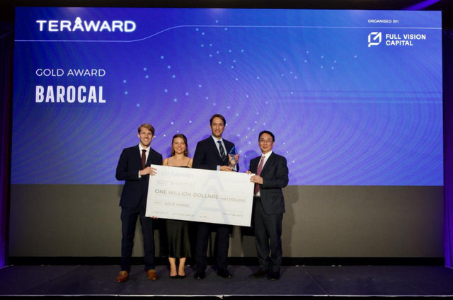 英国初创企业Barocal获百万美元金奖，第四届TERA-Award大赛颁奖典礼在剑桥举行