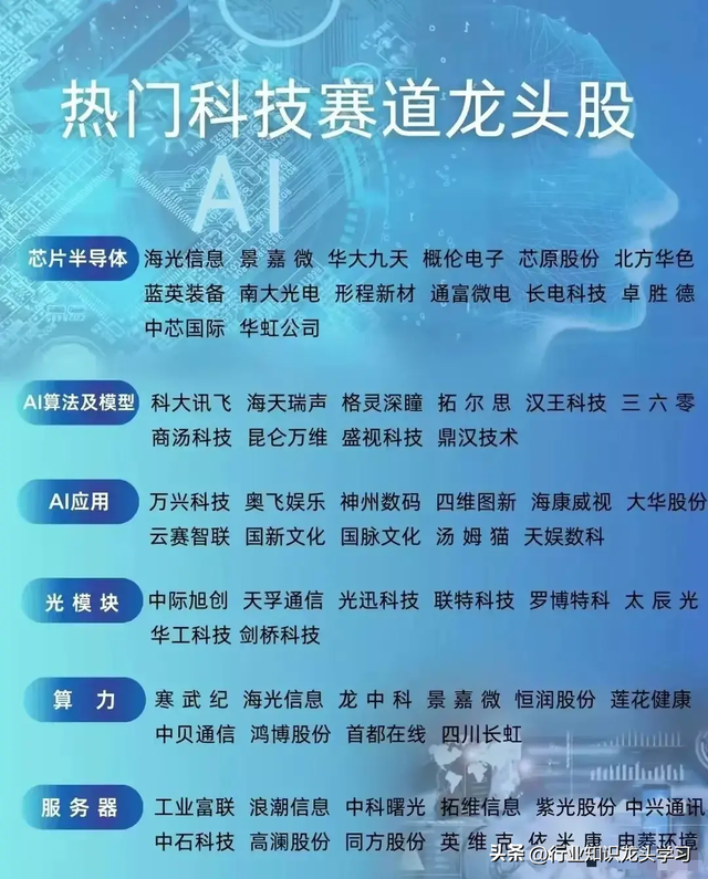 值得珍藏：AI应用核心+科特估+半导体产业+军工+航运+赛道龙头等