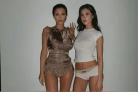 比安卡带妹妹赴派对！秀极致身材，侃爷小姨子火了，比姐姐更辣图片