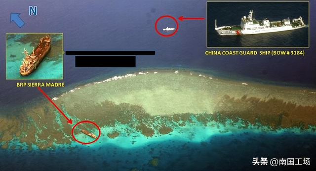 中国准备动手拖船？菲军：坐滩登陆舰暂时无危险，菲官兵生命安全