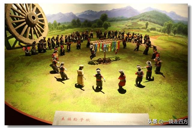 青海省博物馆里的青海非物质文化遗产展