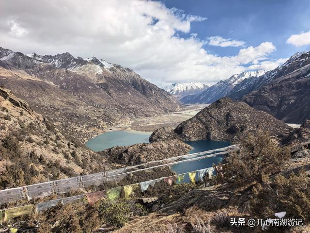 喀什经317到成都，边坝-洛隆，看祥格拉冰川，登顶观三色湖