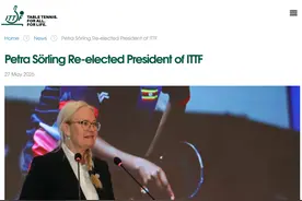 国际乒联官宣索林连任，卡方保留法律措施，刘国梁、柳承敏受影响图片