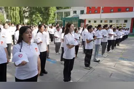 我省2024年大学生志愿服务西部计划志愿者出征仪式举行图片