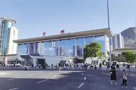兰州火车站站前广场改善提升项目完工投入试运营图片
