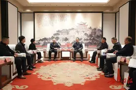 谢卫江会见利欧集团董事长王相荣一行图片