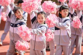 丝带舞惊艳全场！江北新区浦洲路小学运动会亲子齐上阵！图片