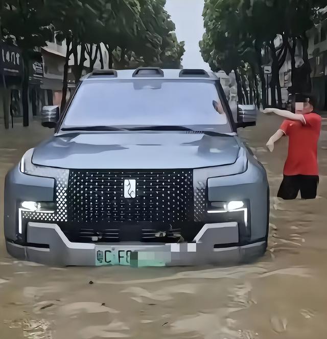 台风天开车“冲浪”后续：司机被行拘，身份遭扒，难怪做出这种事