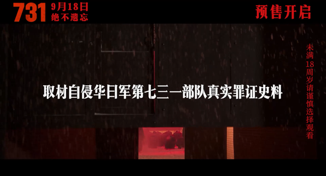 电影《731》票房破15亿