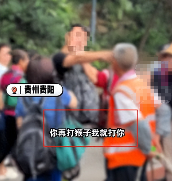 游客辱骂驱猴大爷，景区回应