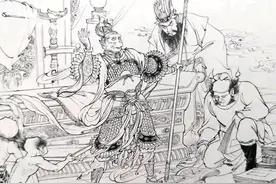 李云中绘西游记连环画《金箍棒》原稿图片