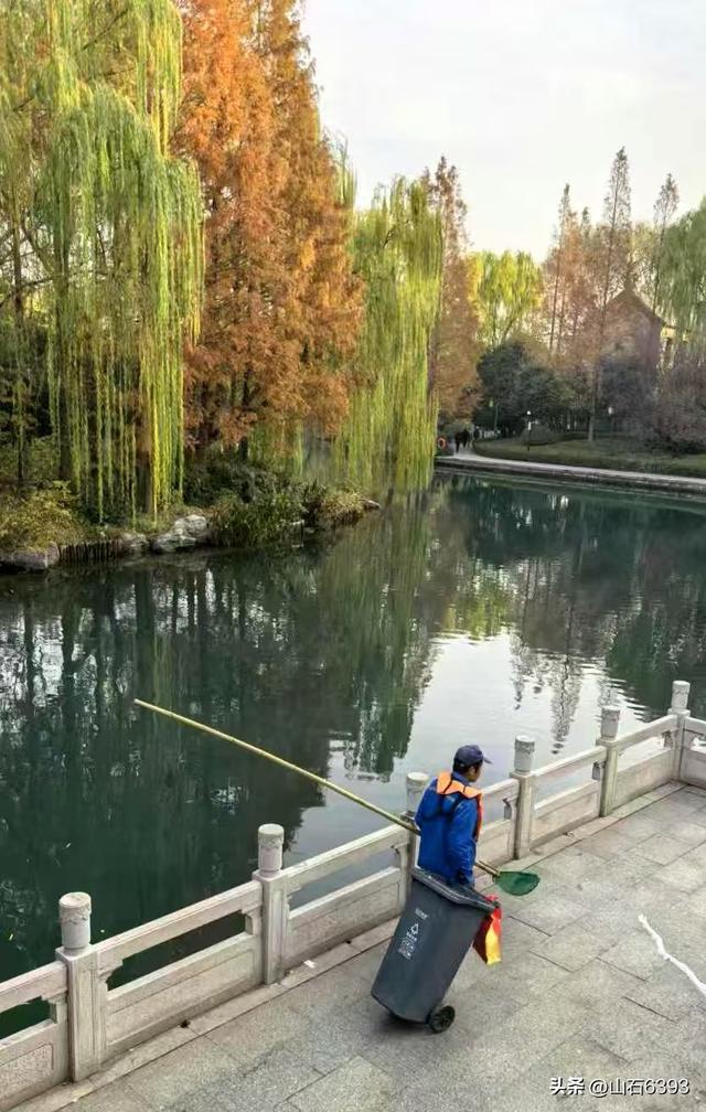 新华社原军事记者陶俊峰泉城美拍：《初冬大明湖晨曦美景》