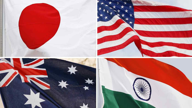 中国围台军演时，北京出现罕见一幕：美日印澳驻华大使公开会晤