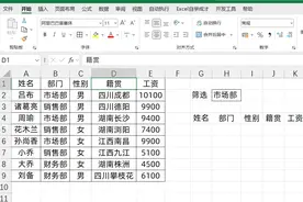 Excel必学Filter，一条公式，制作筛选查询器图片