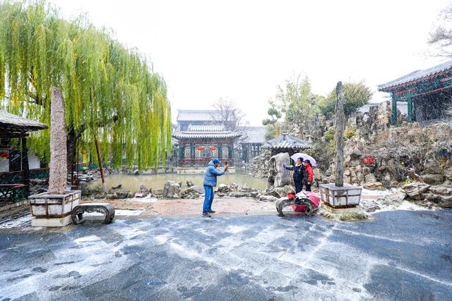 初雪滤镜下的潍坊，美得不一样~