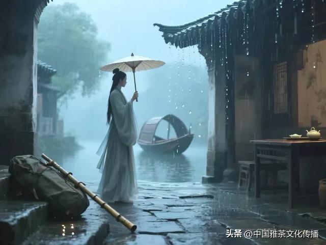 千缕茶香飘金砂,临窗赏景任风流