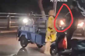后续，女子用拖鞋怒打男子，反被一脚踢晕倒地，网友评论两边倒图片