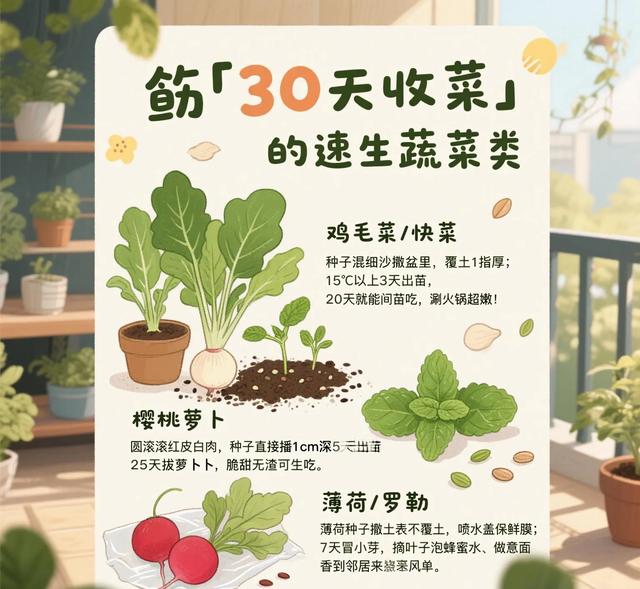 新手必囤！3类高发芽率种子清单，最快5天就能吃/看