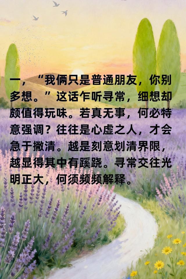 “偷过人	”的女人	，喜欢把这4句话挂在嘴边，藏不住