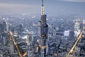 江苏各市第一高楼航拍图，苏州最高镇江第三南京紫峰大厦最霸气图片