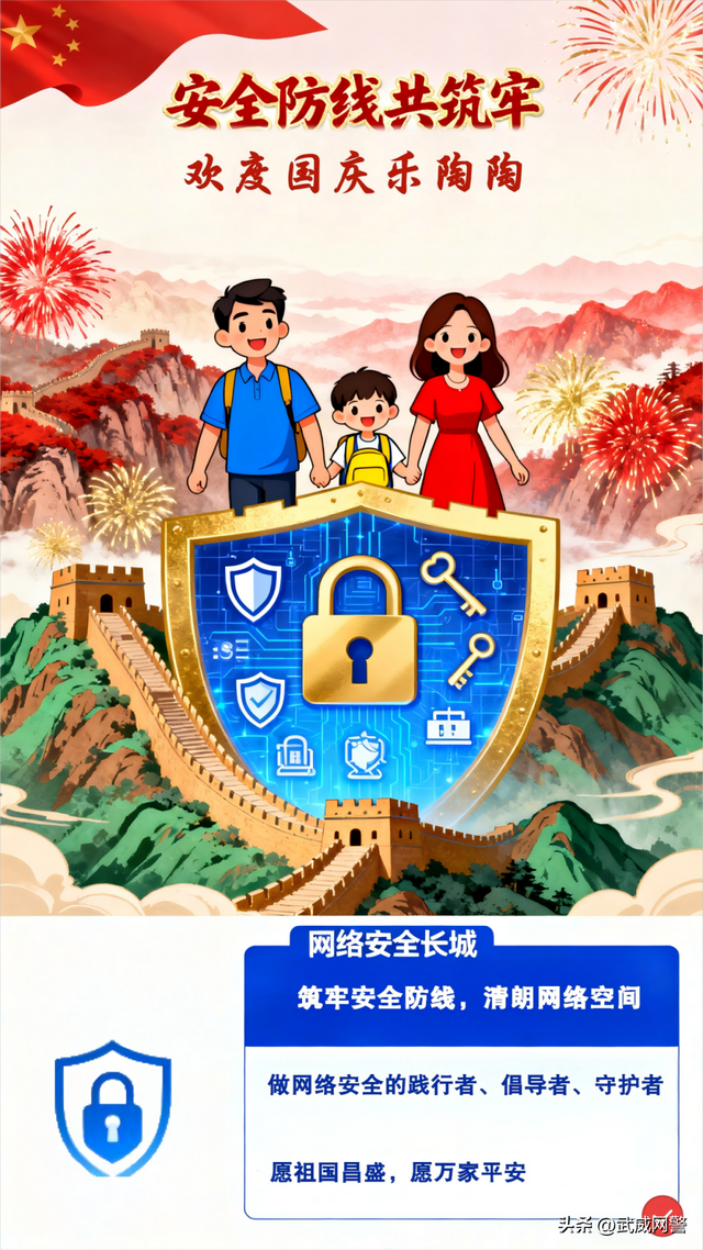 网警国庆特辑|欢度国庆佳节，勿忘网络安全