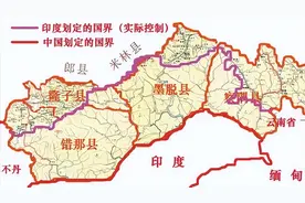 我国在喜马拉雅山南侧，竟还建有3县1市，可直抵印度腹地图片