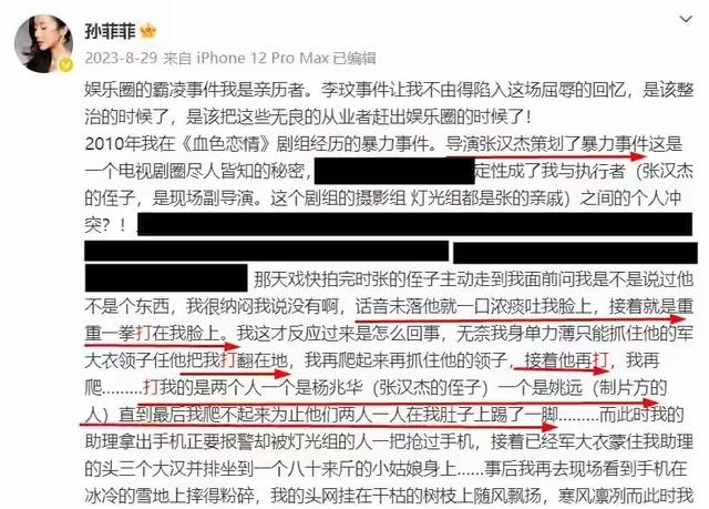 孙菲菲"离婚瓜"持续发酵，未婚先孕只是冰山一角，越爆料越狗血