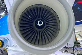 新版涡扇20亮相：32叶片双转子锯齿边，可用于运20民机或C919备发图片