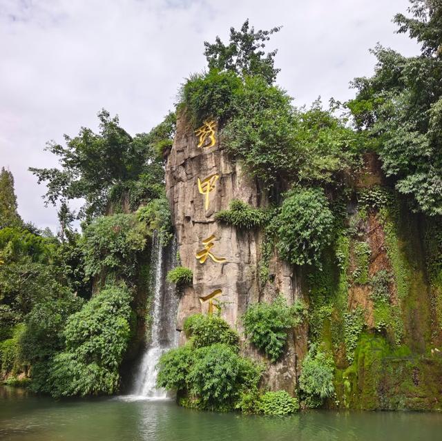 我是上海人，旅游景点峨眉山，春天四月杜鹃开秋天十月树叶如油画
