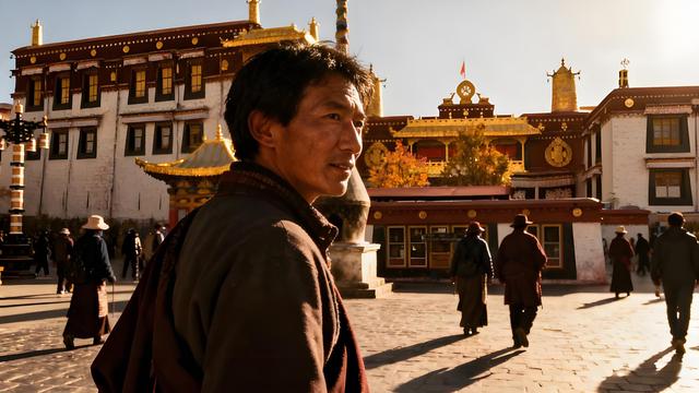 金风裁云绘穹庐，秋色蘸露染圣城 —— 雪域高原上的鎏金诗卷