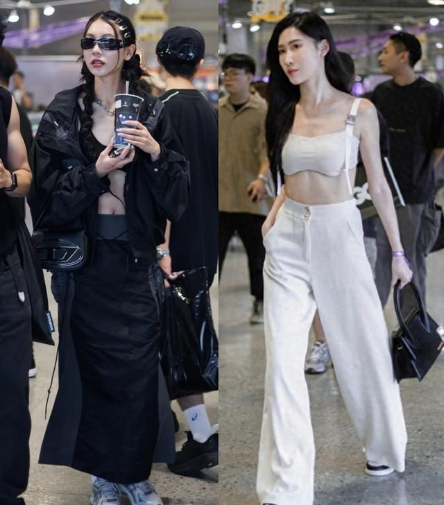 被台湾女生惊艳了！上半身露腰腹、下半身遮臀胯。时髦显瘦又性感