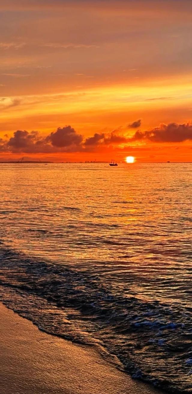 #治愈系 #日出美景 #海边日出