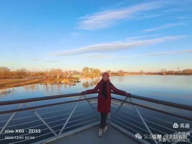 初冬北京朝阳坝河金盏淀:清寒里的静美画卷|申艳娟