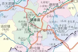 云南镇雄县在三省交界处，是省内人口第一大县，塘房镇在县城东郊图片