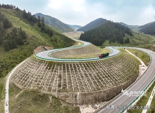 沿着338国道，从古浪县进入天祝县藏区，山谷里全是牦牛