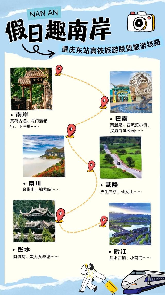 假日“趣”南岸｜从东站出发，超好玩路线等你解锁！